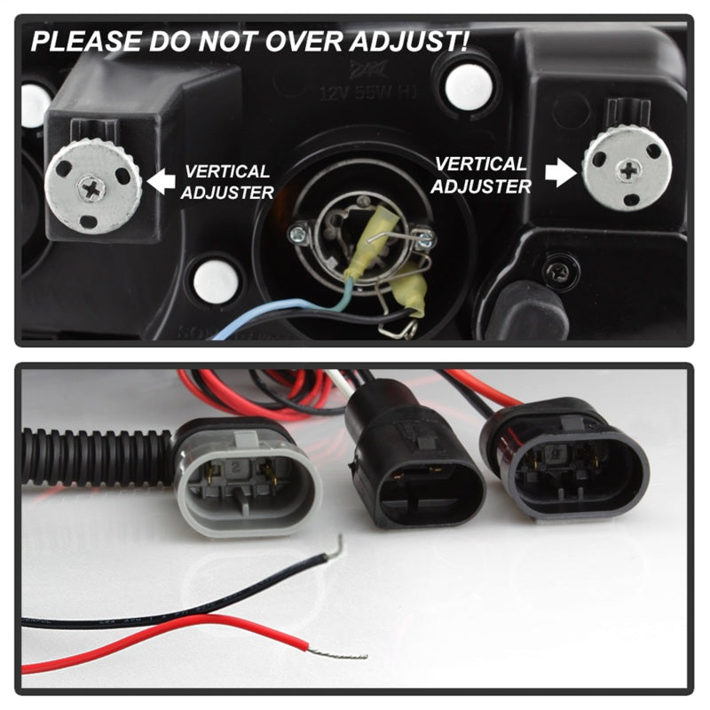 Spyder 5084804 fits BMW 99-01 E46 3 Series 4DR Projector Headlights 1PC LED Hal