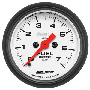 AutoMeter 5763-M AutoMeter Gauge Fuel Pressure 2-1/16in. 7Bar Digital Stepper Motor Phantom