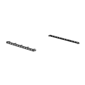 Road Armor 650BRS-TLMK-590 TRECK Dual Upper 6-1/2ft Bed Accessory Rail & 5-Light Mounts - Tex Blk (Pair)
