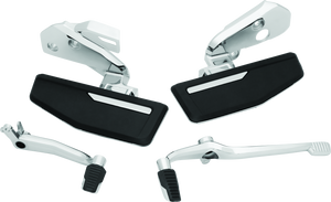 Kuryakyn 6752 Kuryakyn Omni Driver Floorboards Chrome