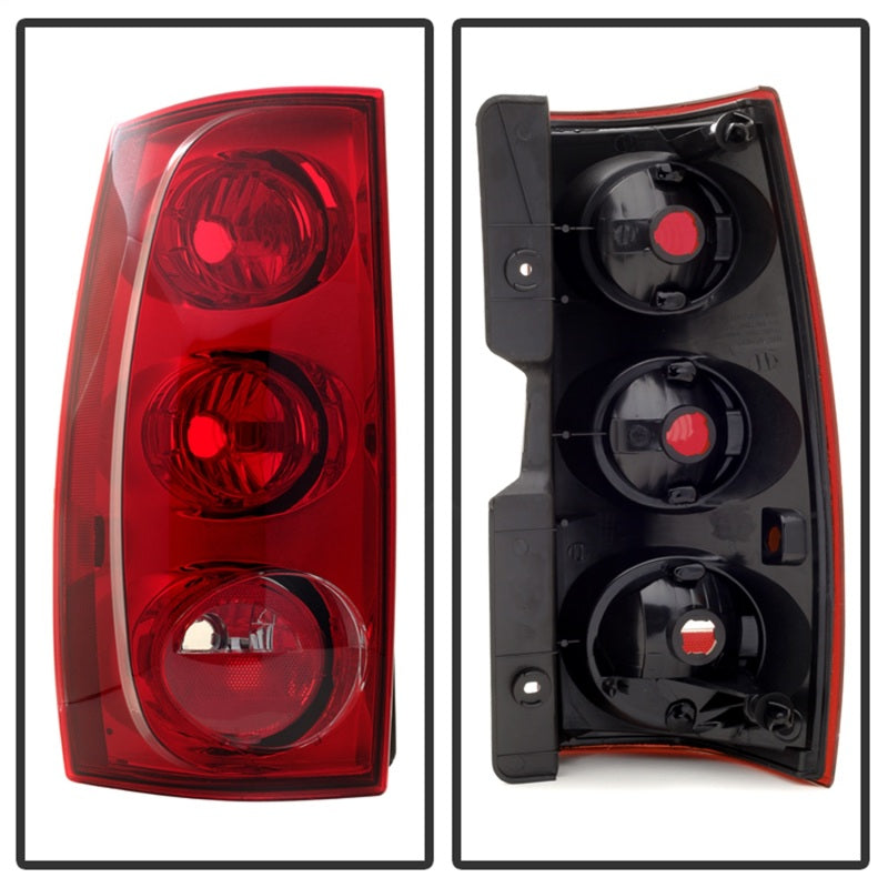 9032028 Xtune fits GMC 07-20 Yukon Xl 1500/2500 2012 Driver Side Tail Lights -