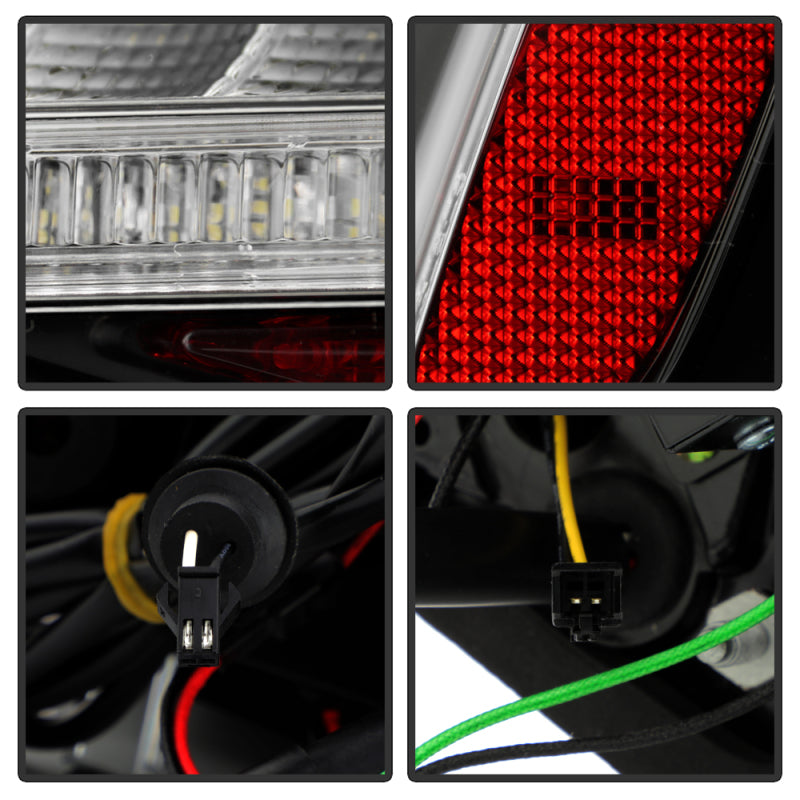 Spyder 5087171 fits Audi 13-16 A4 4DR LED Tail Lights LED Clear Reverse Lights
