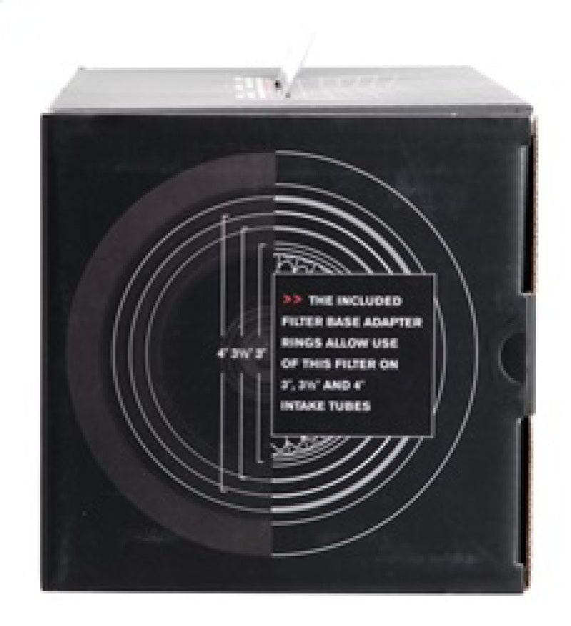 Spectre 9732 Adjustable Conical Air Filter 9-1/2in. Tall (Fits 3in. / 3-1/2in. / 4in. Tubes) - Red