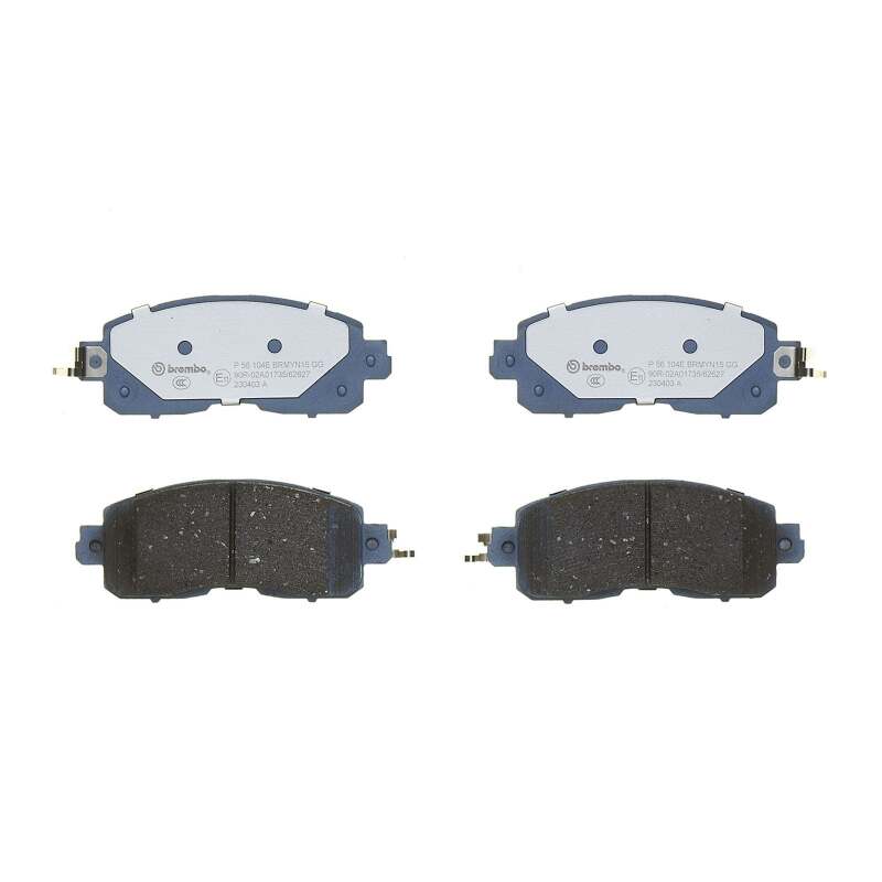 Brembo OE P56104E 14-17 fits Nissan LEAF Brake Pad - Front