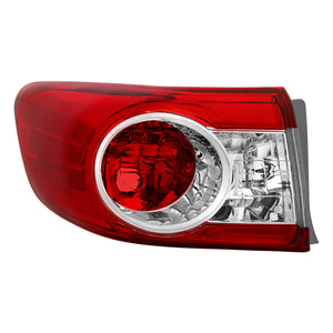 xTune 9938825 11-13 fits Toyota Corolla Driver Side Tail Light Outer - OEM Left