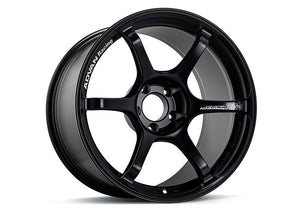 Advan YA48I25ESB RG-4 18x9 +25 5x114.3 Semi Gloss Black Wheel