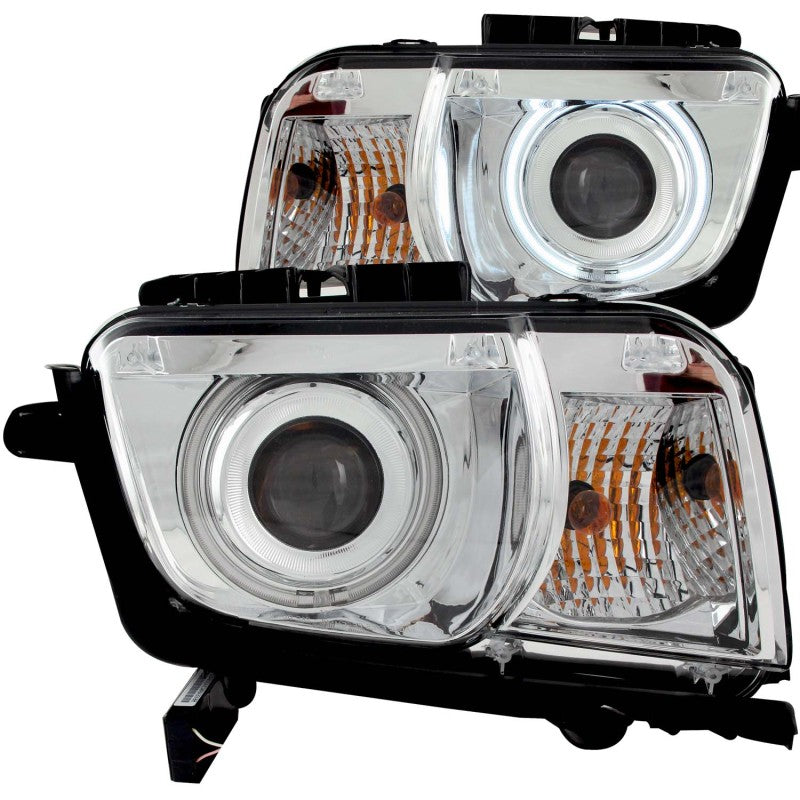 ANZO 121311 2013 fits Chevrolet 10-20 Camaro Projector Headlights w/ Halo Chrome (CCFL)