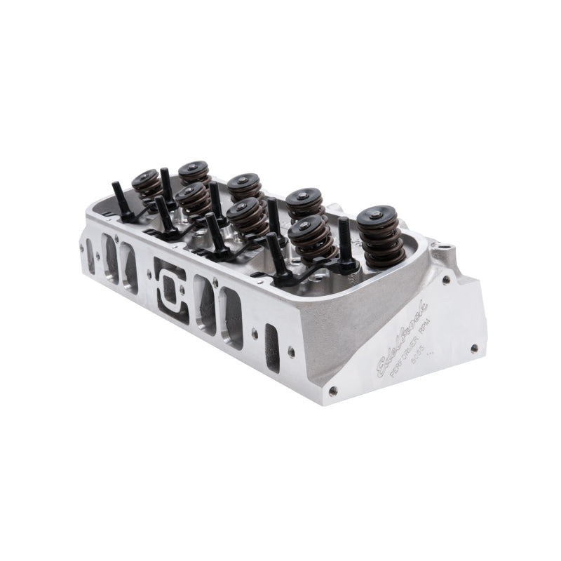 Edelbrock 60555 Cylinder Head BBC Performer RPM Rectangle Port for Hydraulic Roller Cam Complete (Ea)
