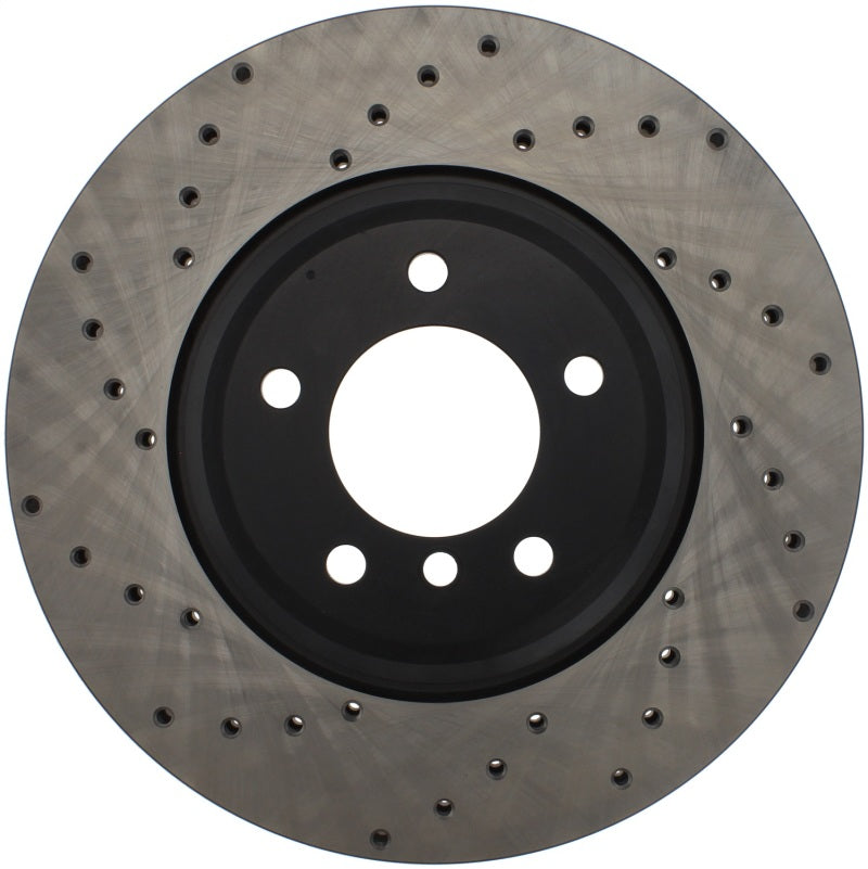 Stoptech 128.34093R 07-10 BMW 335i Cross Drilled Right Front Rotor