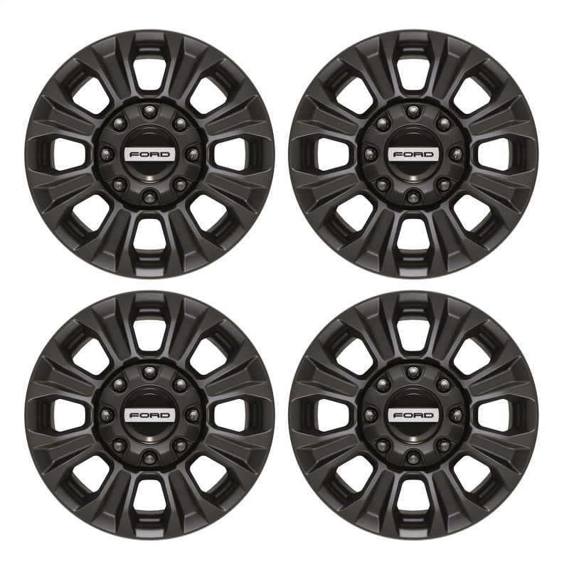 fits Ford 05-22 Racing M-1007K-1808SD Super Duty 18x8 Matte Black Wheel Kit