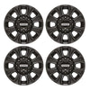 fits Ford 05-22 Racing M-1007K-1808SD Super Duty 18x8 Matte Black Wheel Kit