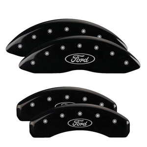 MGP 10256SFRDBK 21-24 fits Ford F150 Brake Caliper Covers - Front & Rear Set