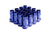 BLOX Racing BXAC-00106-SSBL Street Series Forged Lug Nuts - Blue 12 x 1.25mm - Set of 16