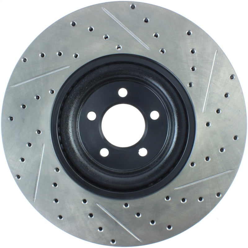 Stoptech 127.20030R Slotted & Drilled Sport Brake Rotor