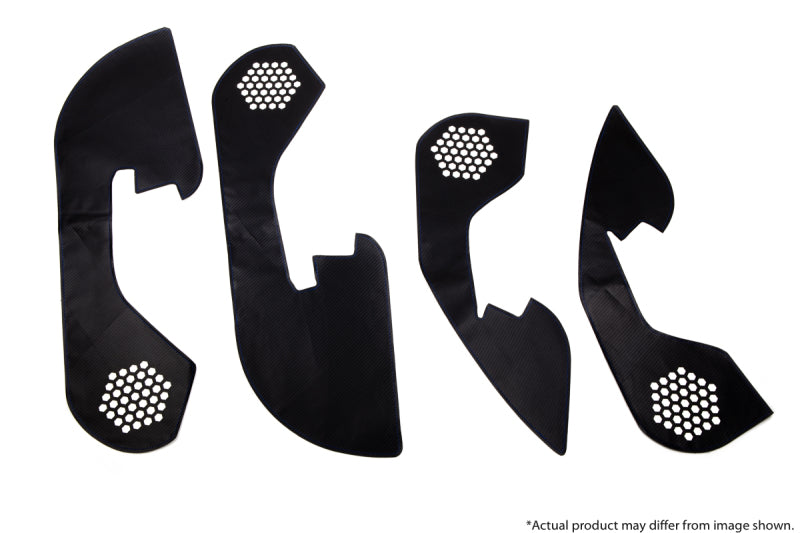 Revel 1TR5GDAS01B GT Design Kick Panel Cover (Blue Stitch) 16-19 fits Subaru WRX