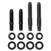 Moroso 2PC 5/16in-24 x 1.625in & 2 PC 5/16in-24 X 2.0in Long 12-Point Nuts Carb Stud Kit w/Bracket