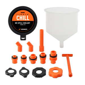 Mishimoto MMTL-NSF-15 No-Spill Coolant Funnel Kit 15pc Set