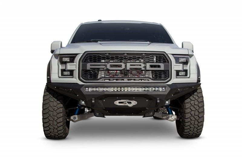 Addictive Desert Designs F111202860103 fits Ford 17-18 F-150 Raptor Stealth Fighter Front Bumper w/ Winch Mount