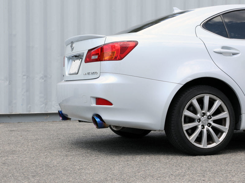 AFE 49-36055-L Takeda 06-13 fits Lexus IS250/IS350 SS Axle-Back Exhaust w/ Blue