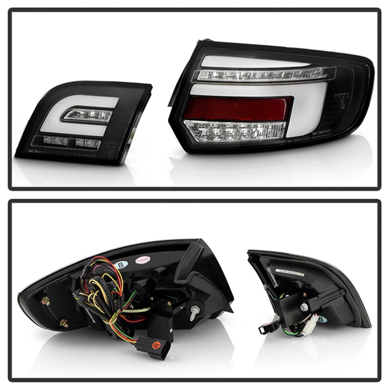 Spyder 5089069 09-13 fits Audi A3 Full LED Tail Lights - Black (ALT-YD-AA309-LE