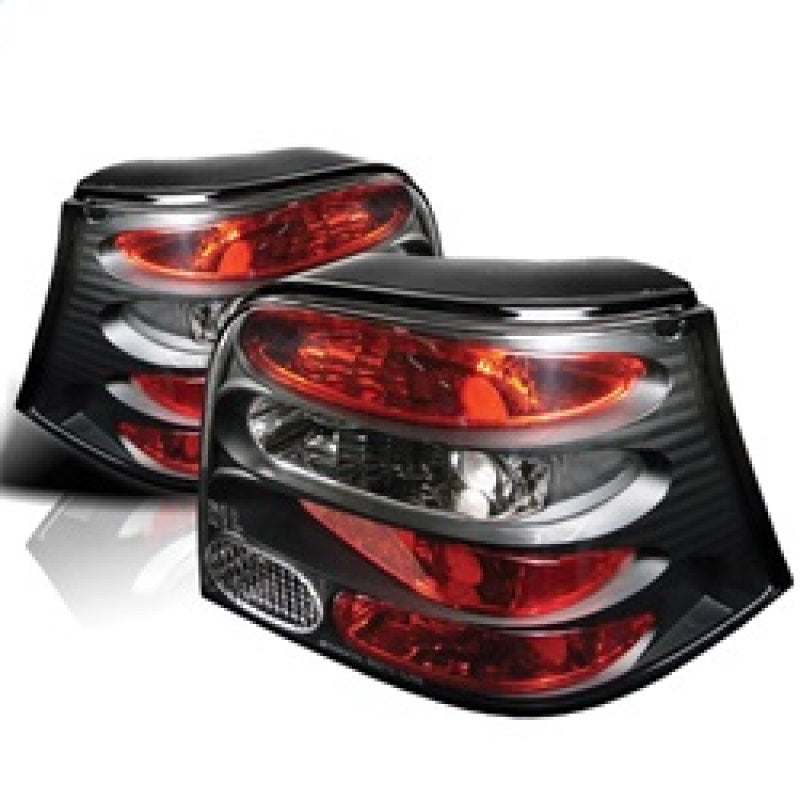 Spyder 5008343 fits Volkswagen 99-04 Golf Euro Style Tail Lights Black ALT-YD-V