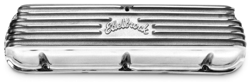 Edelbrock 4160 Valve Cover Classic Series fits Ford 1962-95 221 351W V8 Polshed