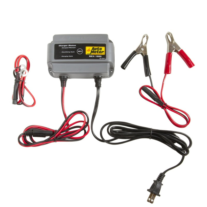 AutoMeter BEX-1500 Battery Charger/Maintainer 12V/1.5A