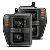 AlphaRex 880313 08-10 fits Ford F250-550 LUXX-Series LED Projector Headlights
