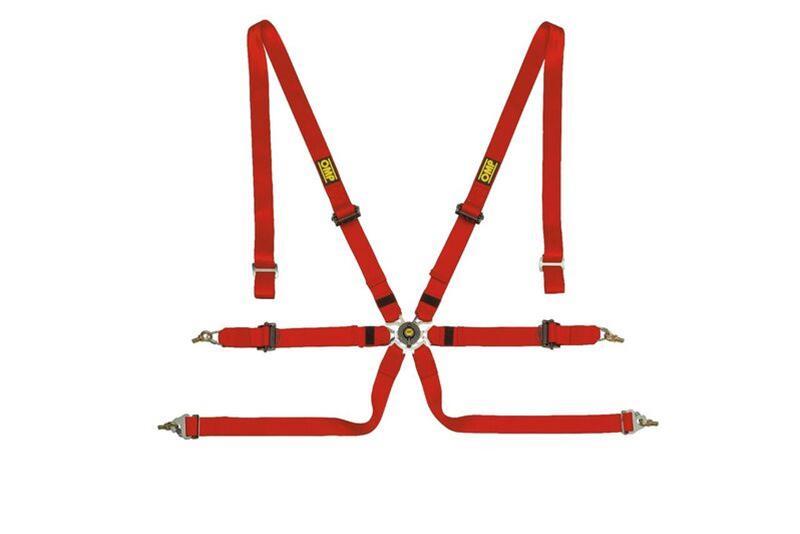 OMP DA0-0202-A02-071 Safety Harness One 2In Pull Up - Black (Fia 8853-2016)