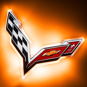 ORACLE Lighting 3633-005 Oracle fits Corvette C7 Rear Illuminated Emblem - Amber