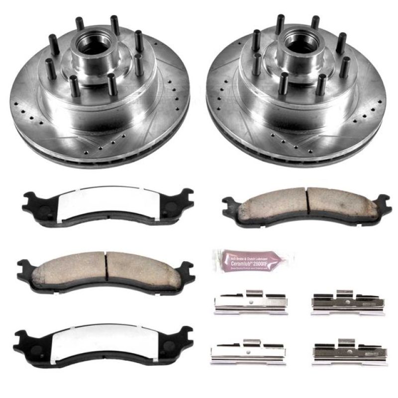 Power Stop K5088 36 fits Ford E-350 Super Duty Front Z36 Truck & Tow Brake Kit