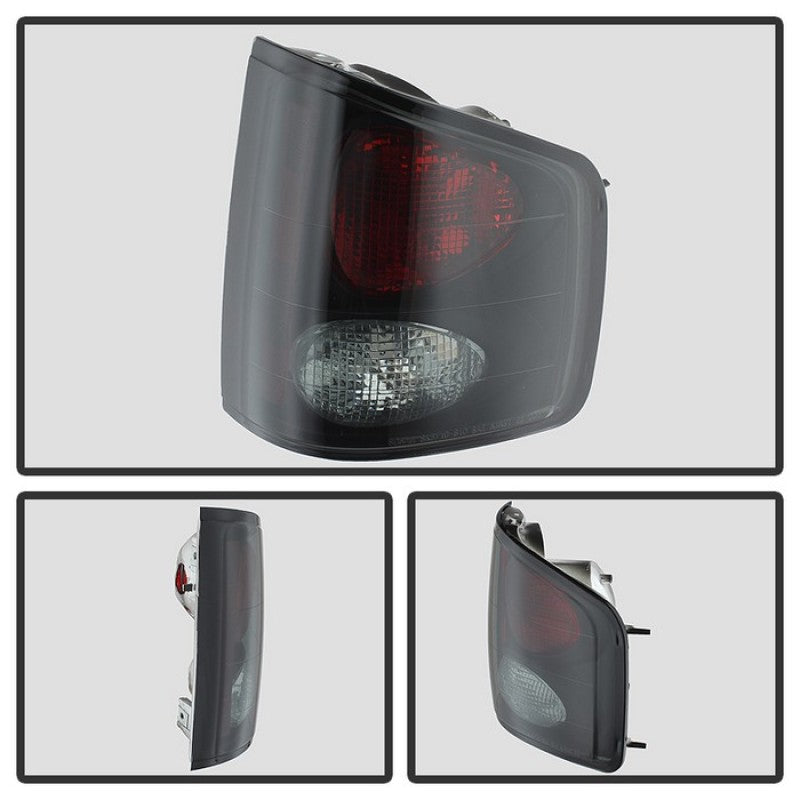 Spyder 5078049 fits Chevy 94-04 S10 /fits Isuzu Hombre 96-00 Euro Tail Lights B