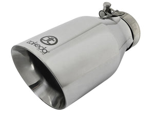 AFE 49T25454-P09  304 Stainless Steel Clamp-On Exhaust Tip 2.5in. Inlet / 4.5in