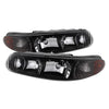 9025235 Xtune fits Buick 97-05 Century Regal 97-04 Crystal Headlights Black HD