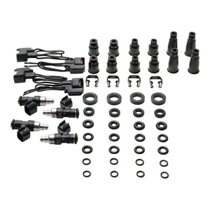 DeatschWerks Universal 4 Cylinder Import Injector Kit - Set of Four 550cc Injectors
