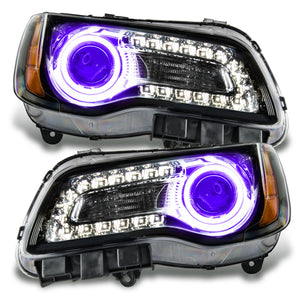 ORACLE Lighting 7729-007 Oracle 11-14 fits Chrysler 300C SMD HL - Blk - NON HID - UV/Purple