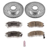 PowerStop K1214 26 98 fits Mitsubishi Mirage Front Z26 Street Warrior Brake Kit