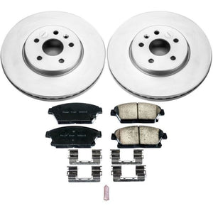 PowerStop fits Buick 13-18 Encore Front Z17 Evolution Geomet Coated Brake Kit