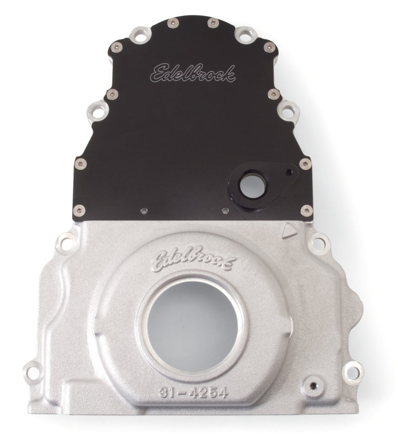 Edelbrock 4255 Timing Cover 2-Piece for fits GM Gen 4 Ls-Series
