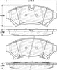 Stoptech 305.0753 Street Select Brake Pads - Front