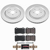 Power Stop 09-19 Cadillac CTS Rear Z23 Coated Brake Kit