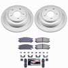 Power Stop 93-96 Subaru Impreza Rear Z23 Coated Brake Kit