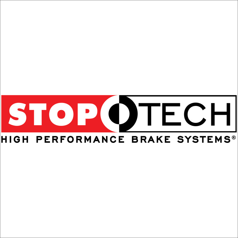 StopTech 83.160.6D00.51 fits BMW 08-13 M3/11-12 1M Coupe Front BBK w/ Black ST-60 Calipers Slotted 380x35mm Rotor