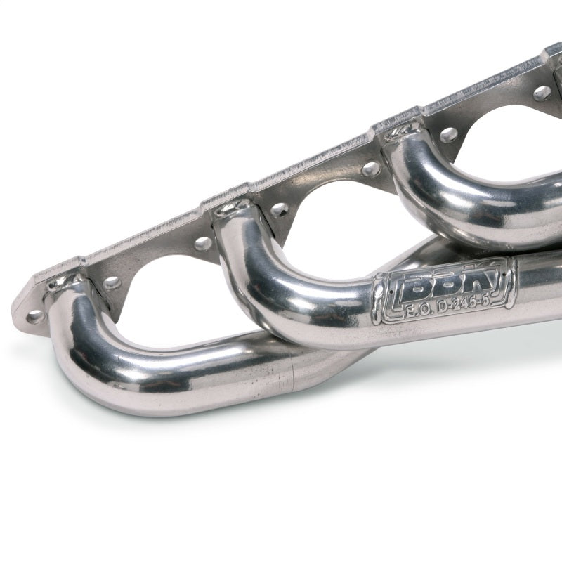 BBK  15110 Mustang 351 Swap Shorty Unequal Length Exhaust Headers - 1-5/8 Silver