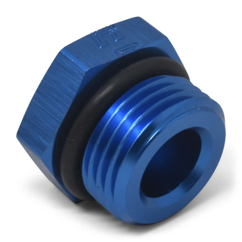 Russell 660300 Performance -12 AN Straight Thread Plug (Blue)