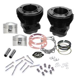 S&S 91-9001 Cycle 79-84 BT 88in Sidewinder 3-5/8in Big Bore Cylinder Kit - Gloss