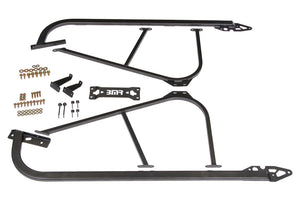 BMR SFC110H fits Challenger Bolt-On Subframe Connectors - Black Hammertone