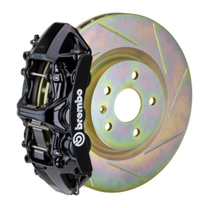 Brembo 1N5.8001A1 Brembo 10-15 fits Camaro V6 Front GT BBK 6 Piston Cast 355x32 1pc Rotor Slotted Type-1-Black