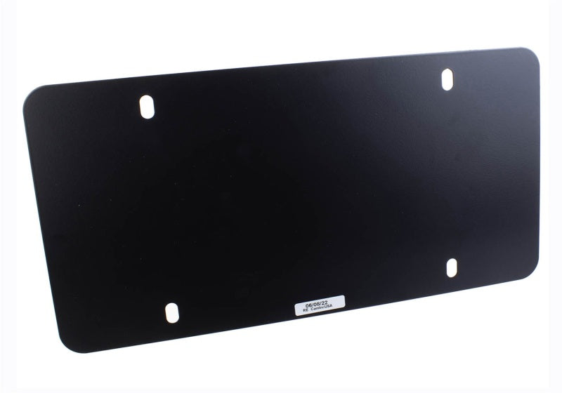 fits Ford Racing M-1828-LB Black Stainless Steel Marque Plate