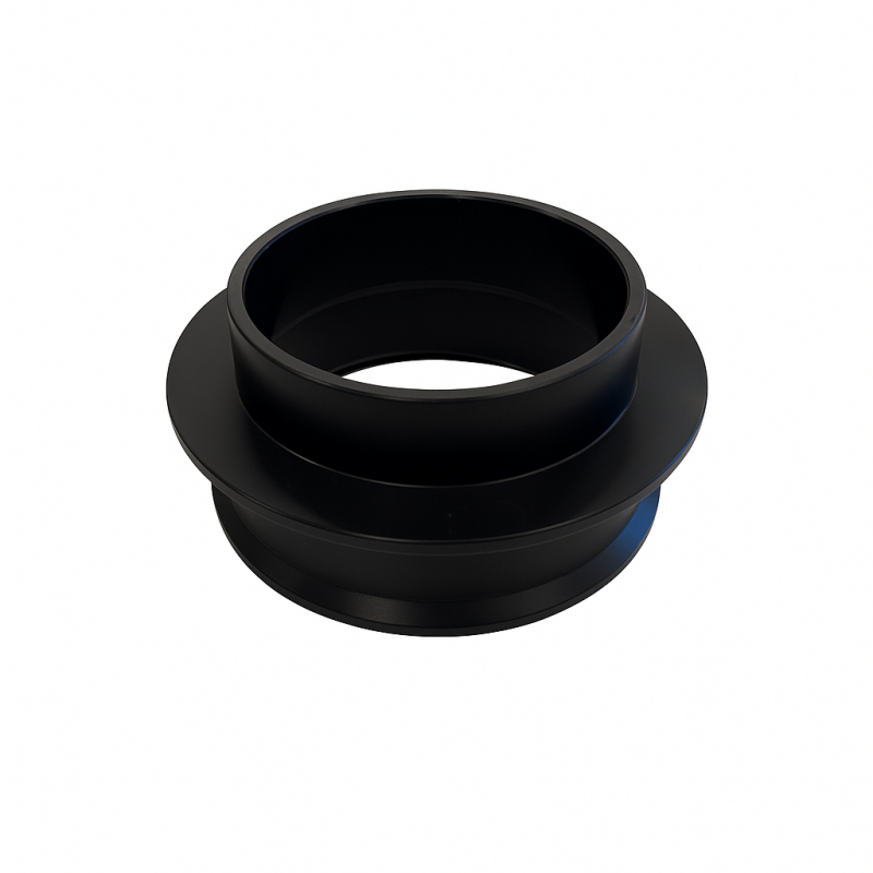 QA1 9004-110 2-1/2in ID Spring Spacer - 1in Large - Clear Anodized Aluminum
